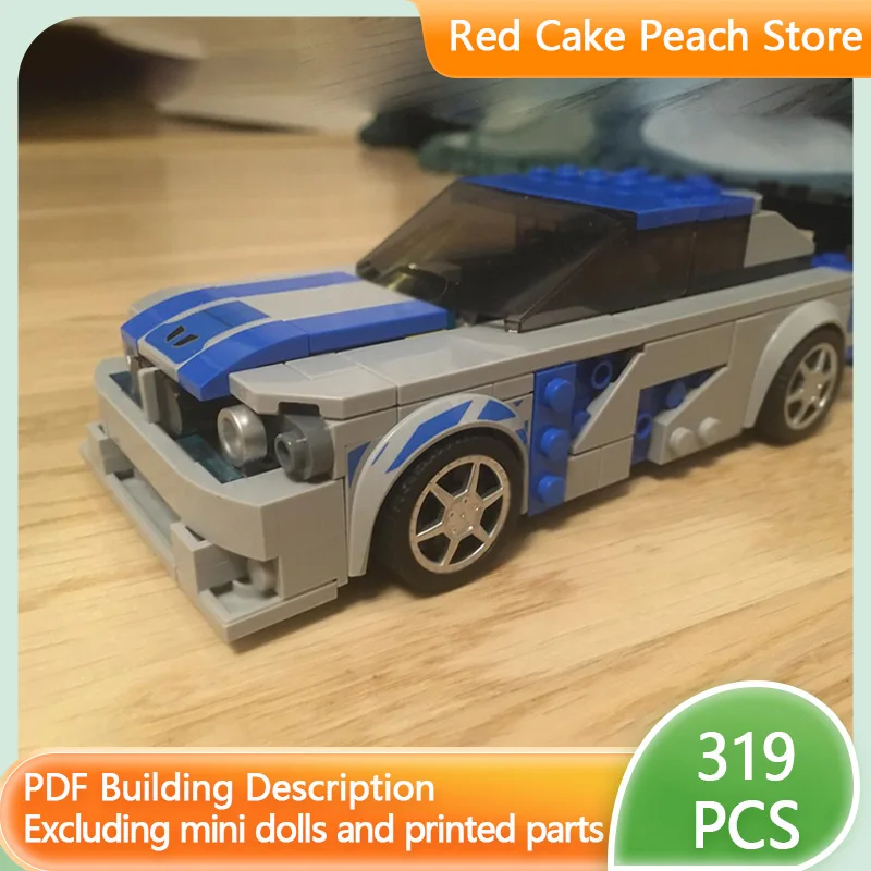 

Speed Racing Car Model MOC Building Bricks M3 GTR Two-Door Sports Car Modular Technology Children Holiday Gifts Assemble Toys