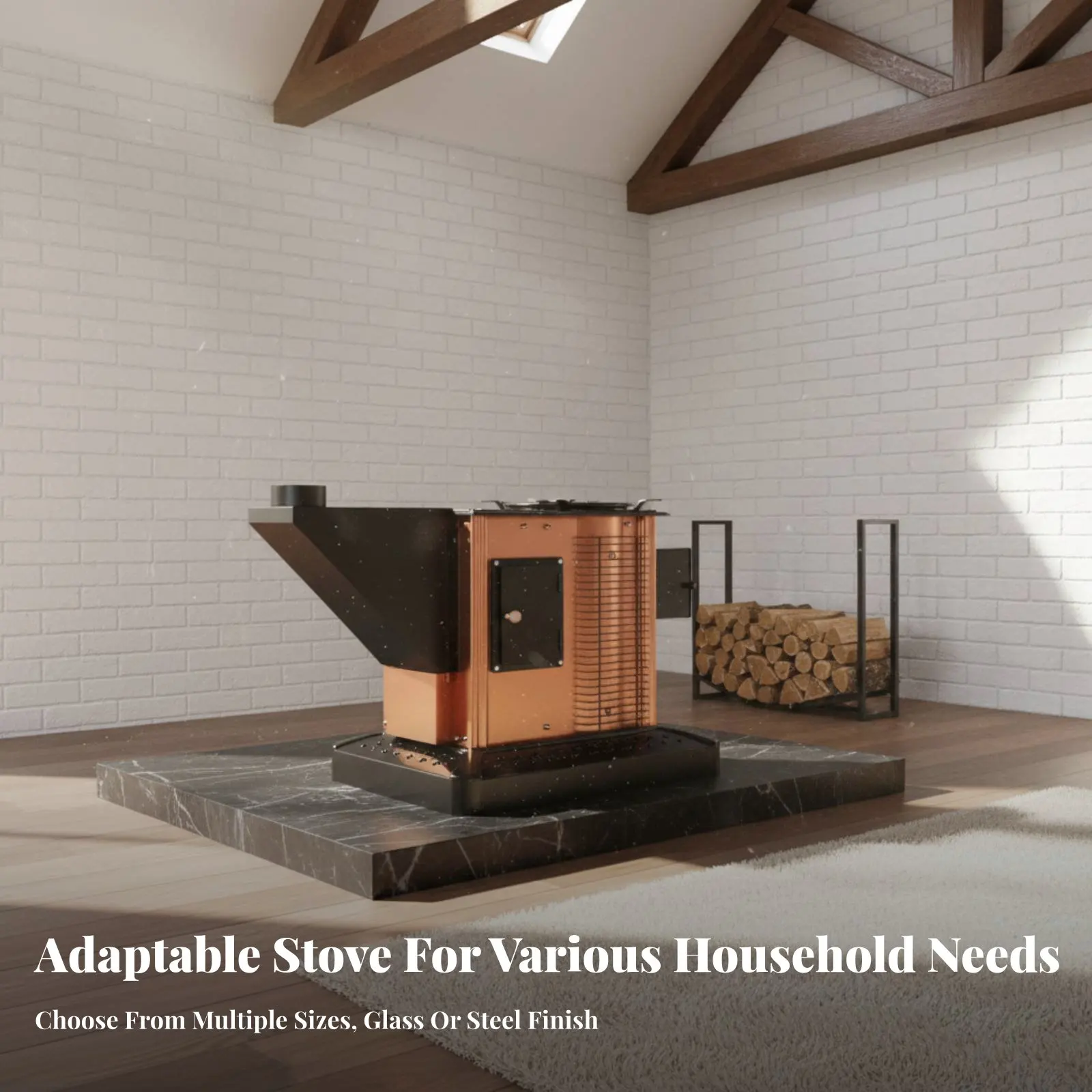 

Дровяная печь для сельской местности, бездымный камин для отопления, многофункциональный, усиленный, взрывобезопасный, с двойным источником питания