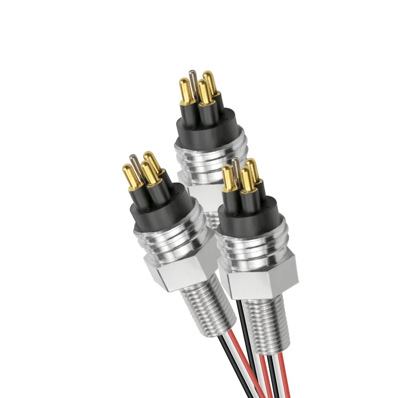MCBH3MSS Male Micro Mini Circular Subsea Bulkhead Conector Electrical Pluggable Cable Connectors for Submarine Application