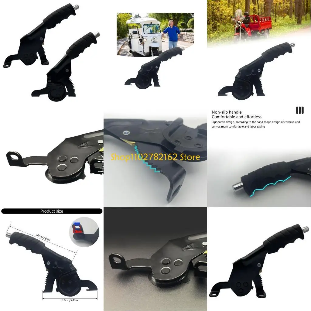 

547B Secure Braking with Motorcycle Handbrake Lever, For Most ATVs and Electric Karts