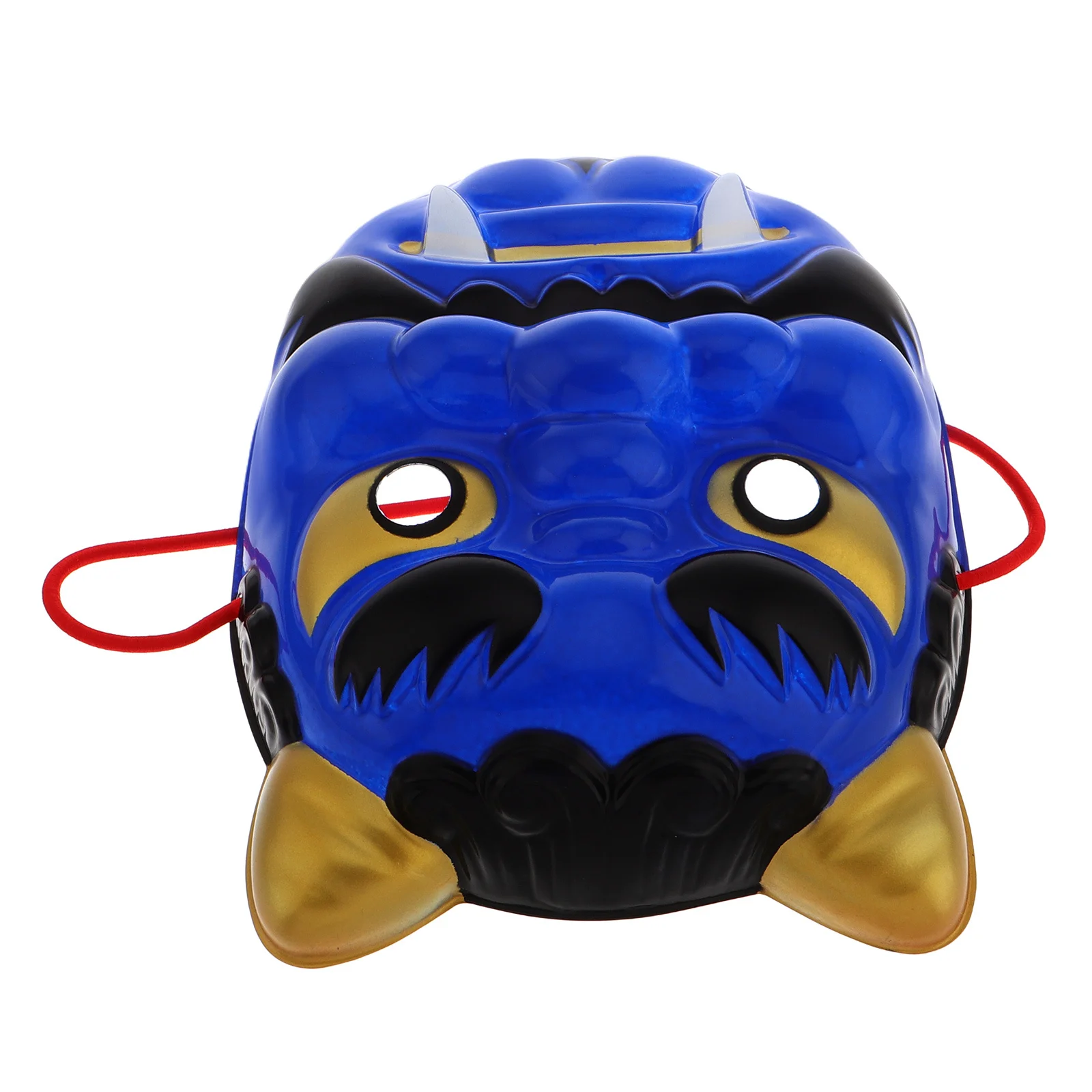 

Japanese Blue Demon Mask Detailed Lightweight Plastic for Cosplay Festival Party Stage Performance Props Japanese Mask