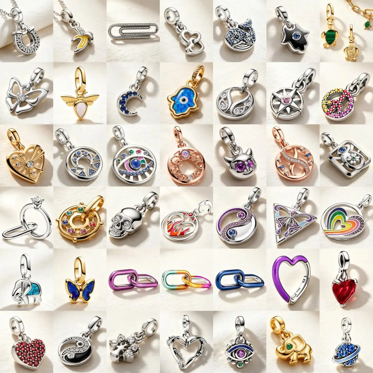 Hot Sale ME Series 925 Sterling Silver Chained ME Wire Heart