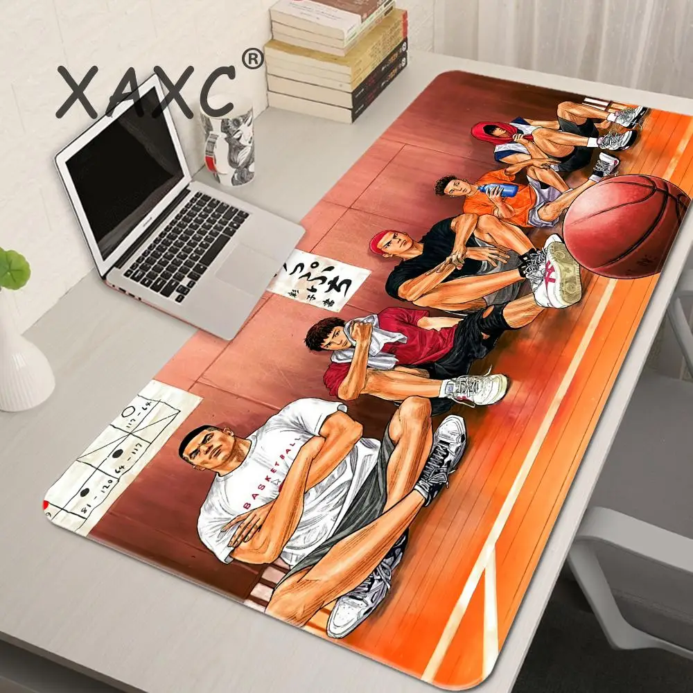 Anime Slam Dunk Mouse Pad Sports Basketball Desk Mouse Pad HD Desk Pad Extended Gaming Keyboard Mats Large Gamer Mousepad