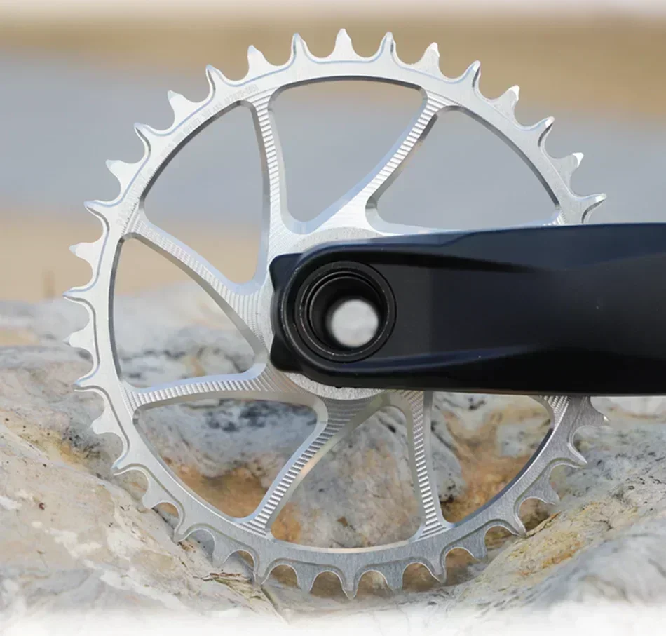 

3MM Offset Round Narrow - Wide Chainring (28 - 38T) for DUB: Compatible with AXS 12 - Speed Chains, Bicycle Accessory