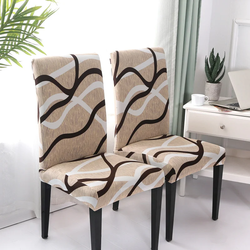 Stretchy Elastic Chair Slipcovers for Dining Room Chair Seat Covers Chair Protectors for Party Pet Universal Fit