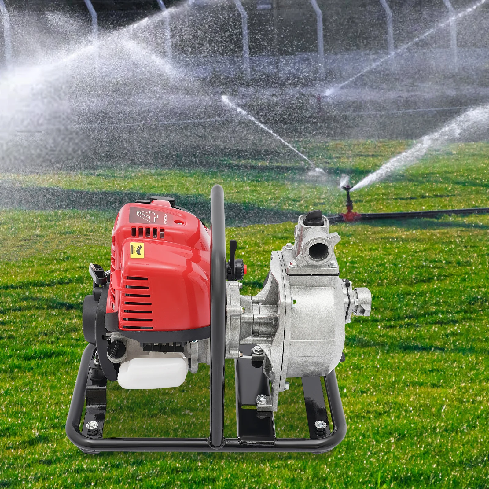 

Бензиновая водяная помпа с ручным запуском, 4-тактная, 1.2 кВт