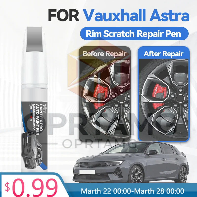 

Wheel Hub Paint Pen Tool For 1979-2025 Vauxhall Astra Paint Repair Pen Touch Up Scratch Remover DIY Auto Accessories White Blac