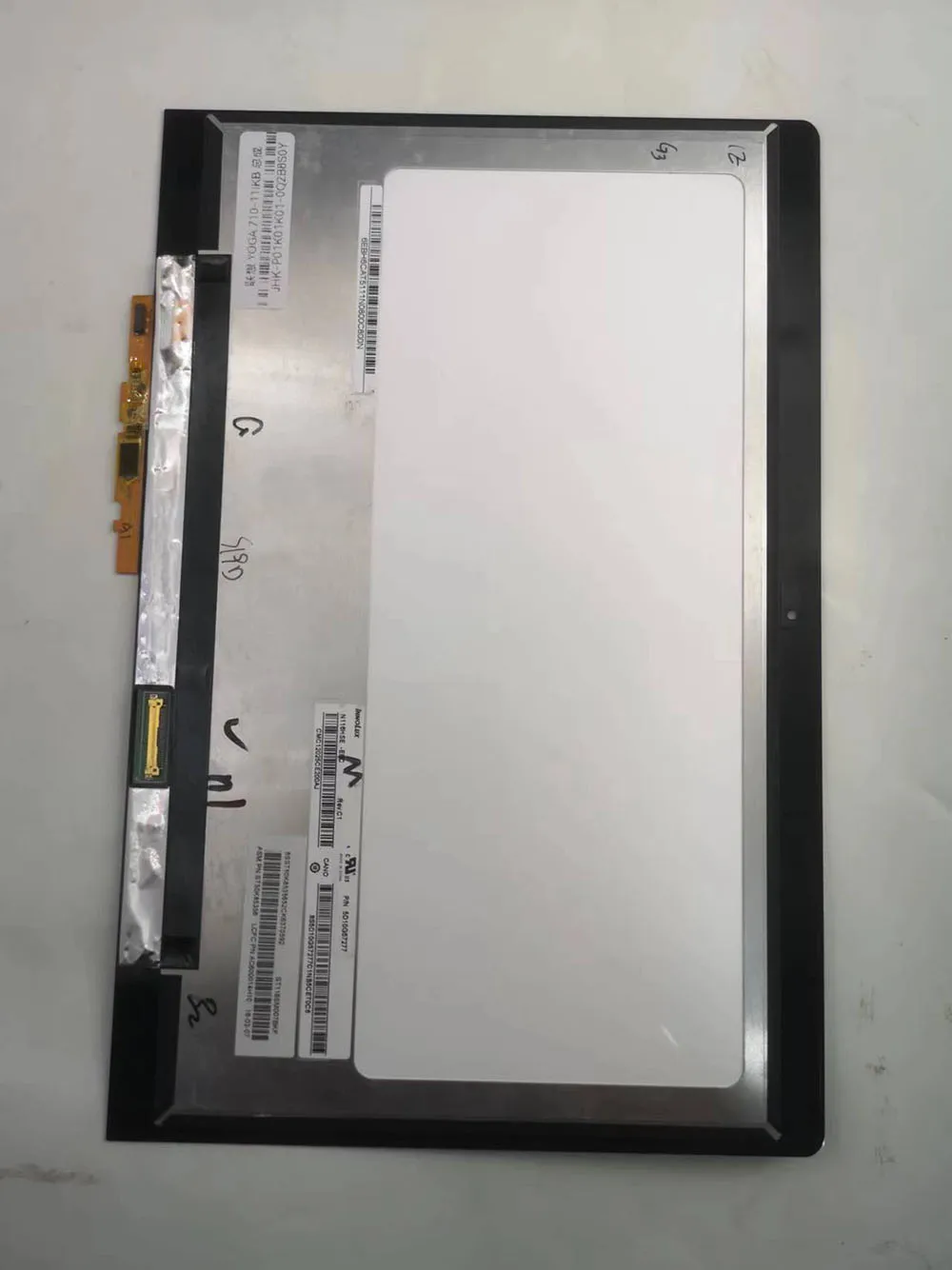 Imagem -02 - Lcd Touch Screen Digitizer Assembly para Lenovo Yoga Fhd Ips Display N116hse-cn 71011 710-11isk 11.6