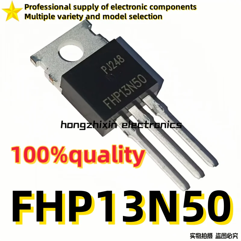 10PCS Brand new quality FHP13N50 TO-220 Power inverter transistor 13A500V