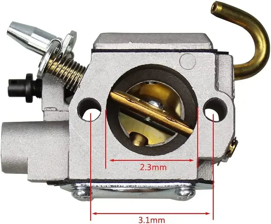 Imagem -02 - Carburador de Motosserra Ms280 para Stihl Ms270 ms 270c 280c com Kit de Linha de Combustível de Vela de Ignição