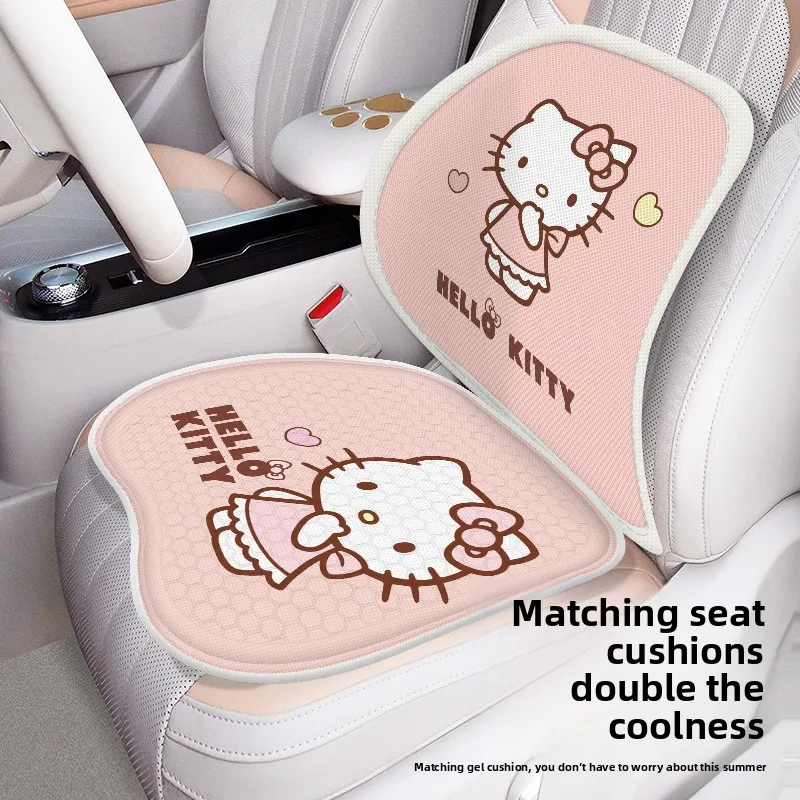 

Kuromi Car Lumbar Support Cushion Waist Pillow Backrest Seat Driver Travel Back Support Auto Seat Cushion