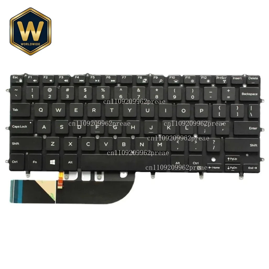 

S For Dell New Replacement US Keyboard for XPS 13 9343/9350/9360, Inspiron 13 7347/7348/7352 & Inspiron 15 7547/7548 Laptops