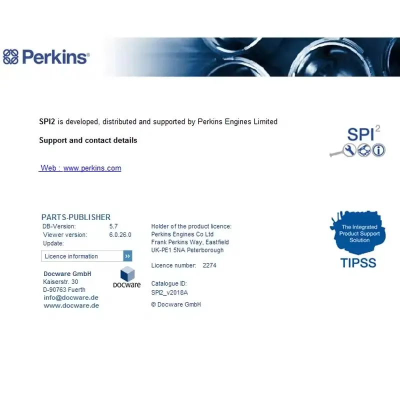 

Service and Parts Information System 2 SPI2 2018A keygen car Software