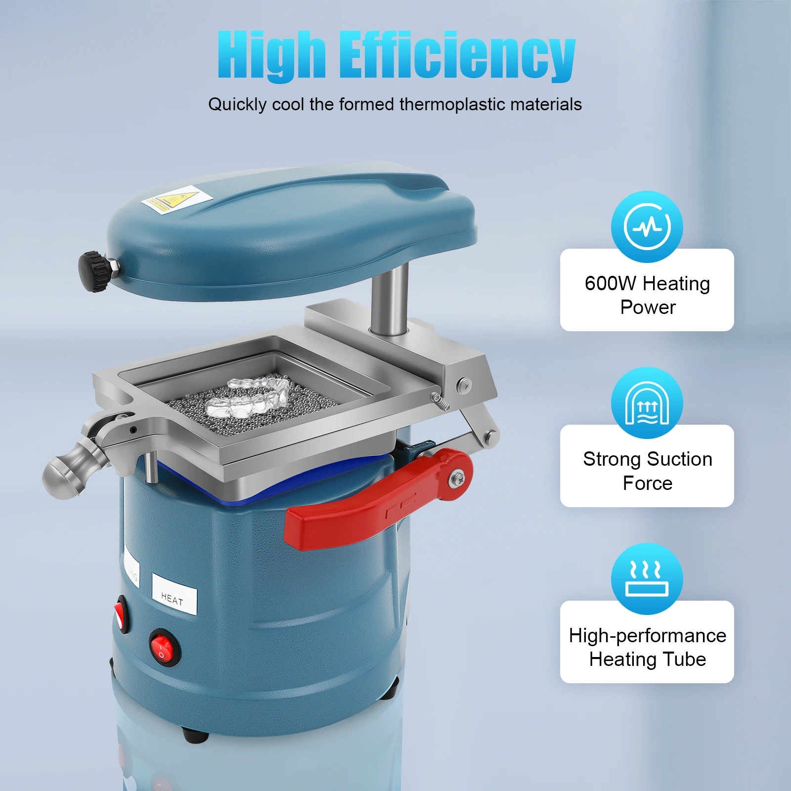

Вакуум-формовочная машина для термоформования 1000 Вт, оборудование для формовки и моделирования для стоматологических клиник и лабораторий