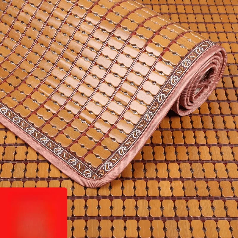 Summer sofa mat mat mahjong bamboo, narrow side brown