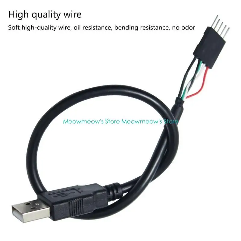 W91A 5 핀에서 USB에서 디지털 장치 연결을위한 수컷 어댑터 케이블