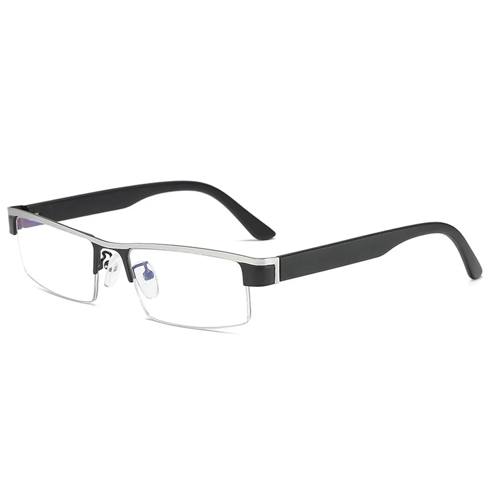 

Discount e Light Reading Glasses Men Rectangle Semi-rim Eyebrow Ultralight Anti Fatigue +1 +1.5 +2 +2.5 +3 +3.5 +4