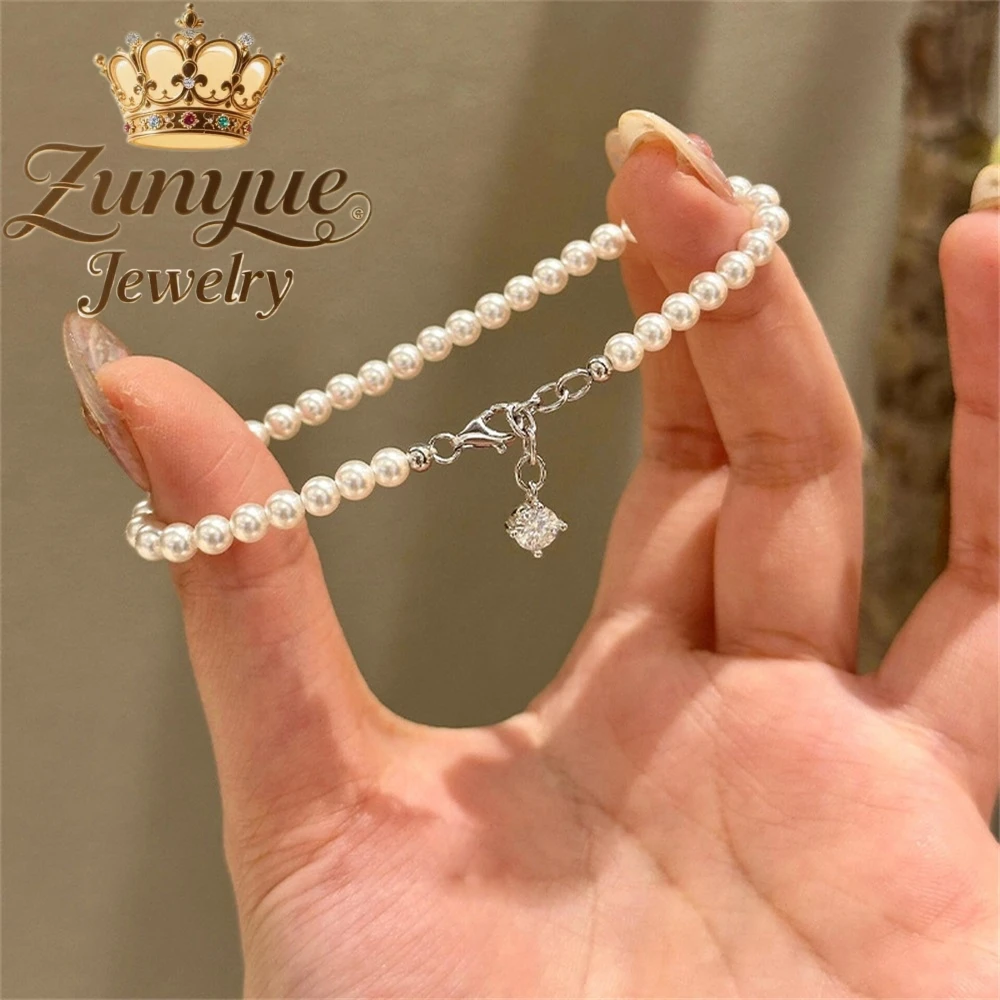 

Жемчужный браслет, новый браслет в китайском стиле с легкой роскошкой и элитным ощущением, изысканные ювелирные подвески из бисера.