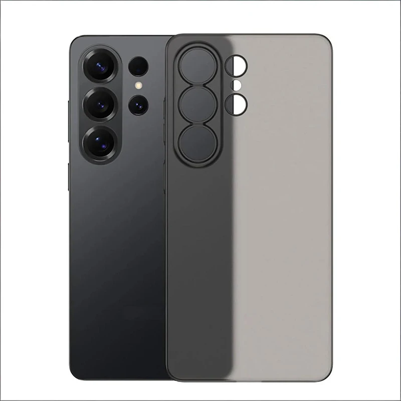 S26 S25 Ultra Plus Case Transparent Matte Phone Case For Samsung Galaxy S26 S25 S24 S 26 Ultra Plus S26Ultra Shockproof Cover