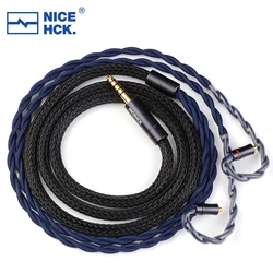 NICEHCK DragonScale 7N OCC+ Palladium Silver Alloy Mixed Earphone Cable MMCX 2Pin for N5005 MK4 Legacy2 Blessing3 Variations