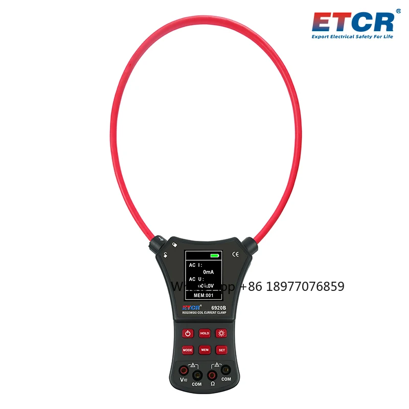 ETCR6920B High Stability Rogowski Coil Current Meter Commonly Used To Measure Resistance And AC Voltage