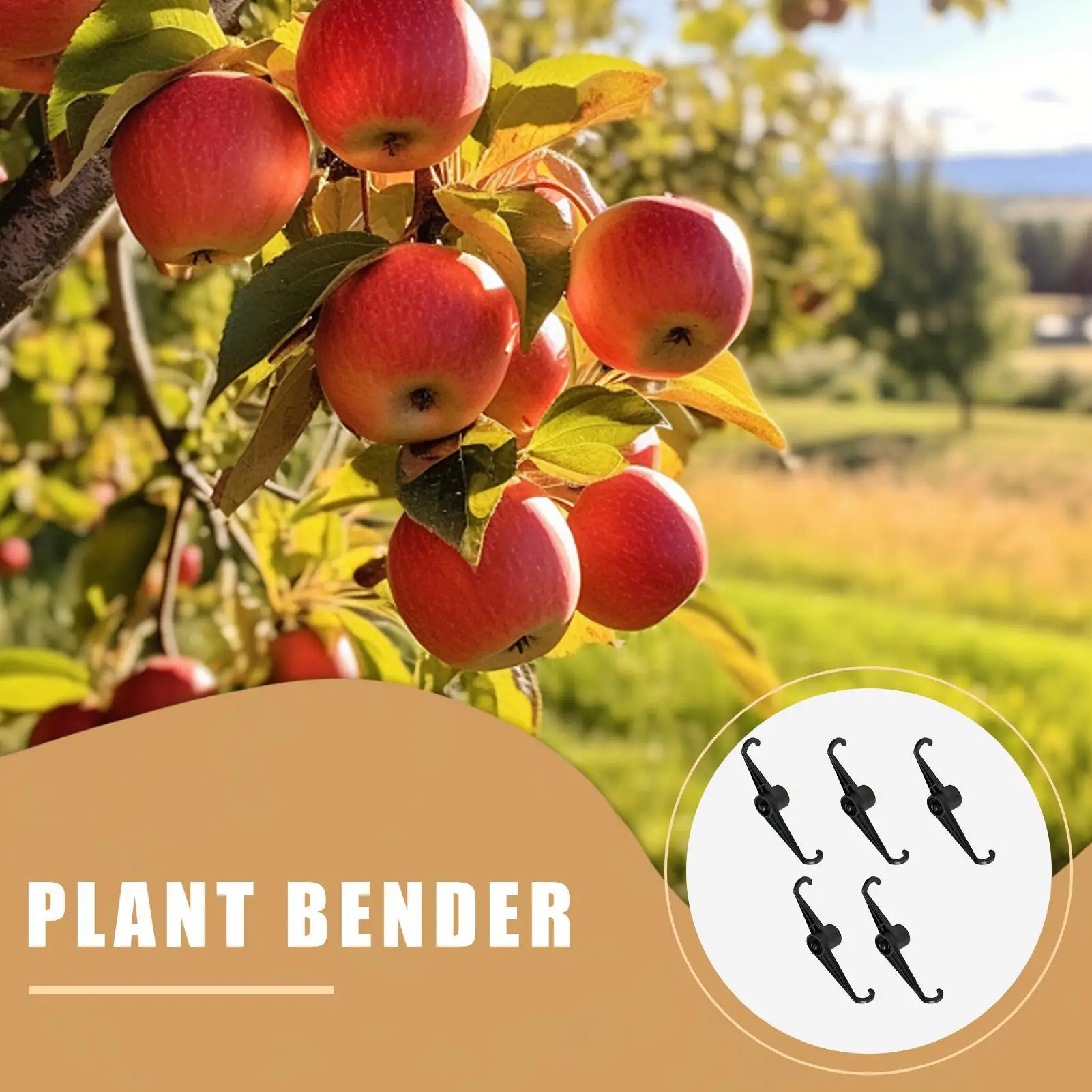 

Plant Training Clips Fruit Tree Branch Spreader Puller 5 Pieces Angle Adjustable Gardening Supplies For Vegetables Tomato