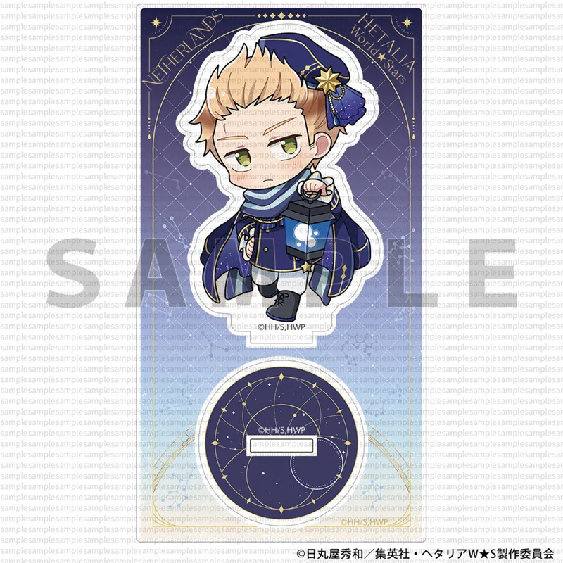 هيتاليا روح الستار الإصدار. حامل Acg Starry Sky Alfred F. Jones حامل أكريليك فرانسيس Bonnefeuille ألعاب لوحة واقفة #6