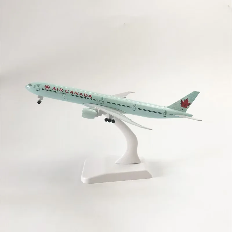 16cm/20cm 1:400 Model Diecast Alloy Metal Air Canada B777 Airplane Airlines Airways Aircraft With Base Collection Display Toy