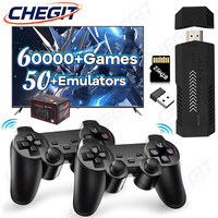 X2 Plus 3/60000+Games 4K HD Wireless Controller Classic Video Game Console 256GB Gaming Stick 50+ Emulators for PSP/PS1/GBA