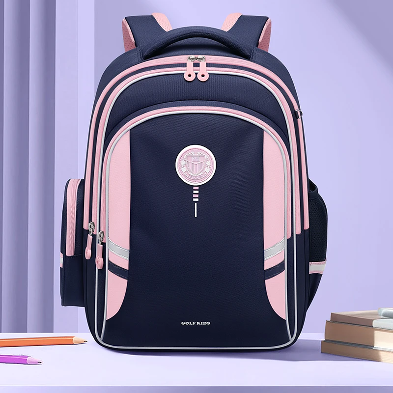 GOLF Fashion Primary School Bags For Boys and Girls Waterproof Casual Children Backpack Large Capacity Student School Book Bags