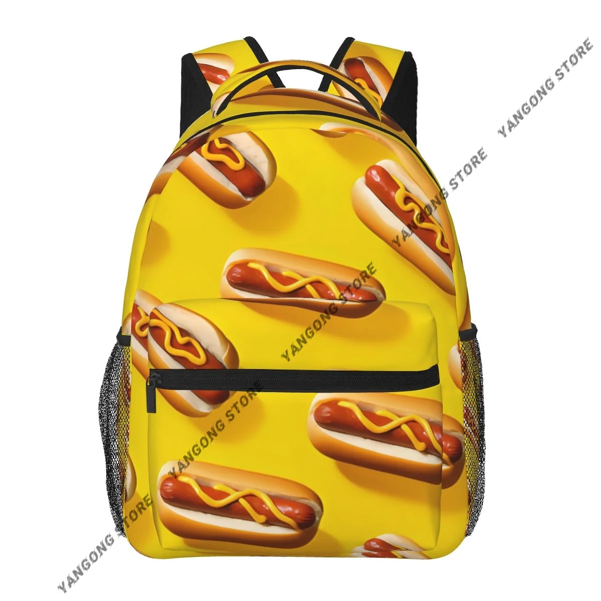 

Teenager Bookbag Backpack Travel Bag Hotdog Fast Food Backpack For Laptop School Bags