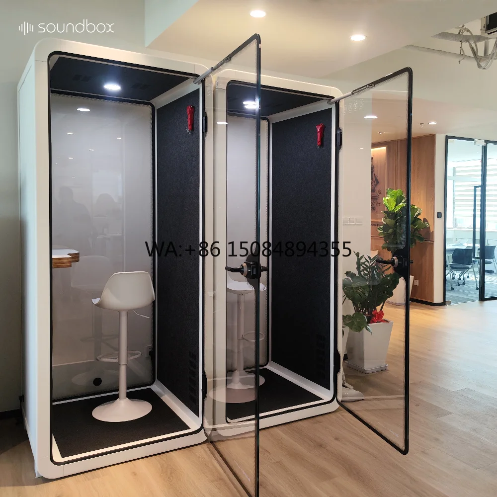 Soundbox Indoor Phone Booth Prefab Office Modern Office Telephone Booth Portable Office Booth Soundproof