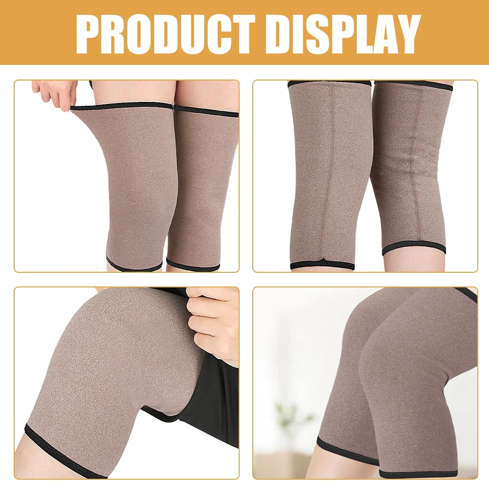 

1Pair Knee Sleeves Warm Knee Brace Thick Comfortable Winter Protector for Sports Running Cycling Ice Fishing Fitness
