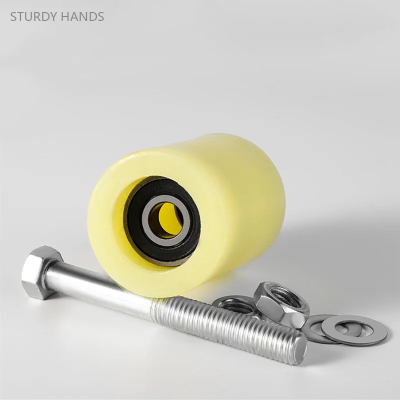 Heavy Duty Nylon Guide Wheel Sliding Door Pulley Clamping Sealed Bearing Roller Conveyor Wheel Sliding Door Positioning Wheel