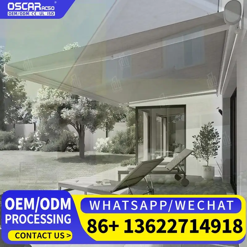 

Factory Price Motorized Vertical Retractable Outdoor Awning 5/3 Meters for Window Wind Prevention Suitable for Patio Garden Balc