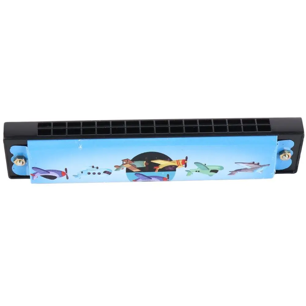 Montessori Educational Metal Painted Harmonica 16 Holes Montessori 16 Holes Harmonica Cute Educational Mouth Organ Beginner