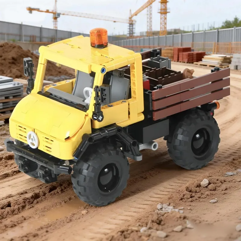 

Конструктор MOC Unimog U406 (531 деталь) — модель грузовика Unimog, техническая игрушка для сборки, креативный конструктор для детей и взрослых, подарок