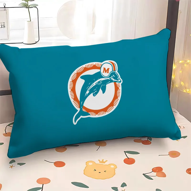 Sleeping Pillows Pillow Cover Miami DolphinS Throw Pillow Covers 40x60 Decorative Sofa Cushions Pillowcase 50x70cm Cases Cushion