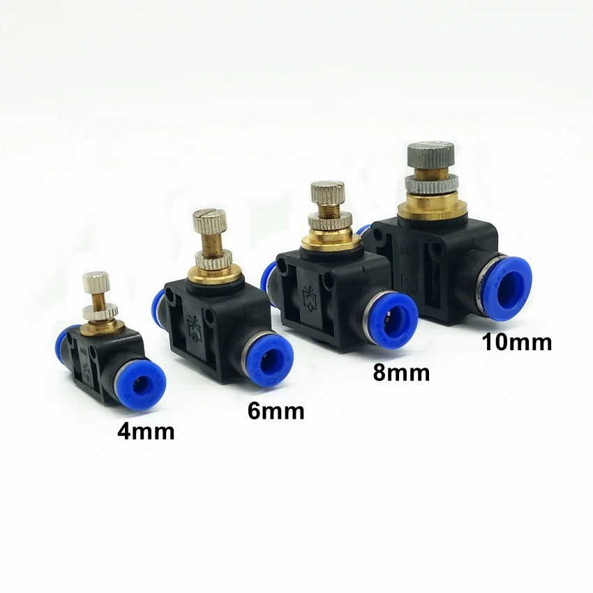 1lot  Pneumatic Air Fitting  Flow Speed Control Valve SA-4 SA-6 SA-8 SA-10 SA-12