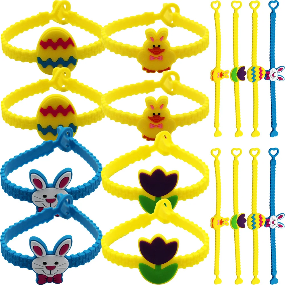 

24Pcs Silicone Wristbands Stylish Colorful Bracelets for Women Men Kids Portable Sport Festival Party Wear Comfortable Smooth