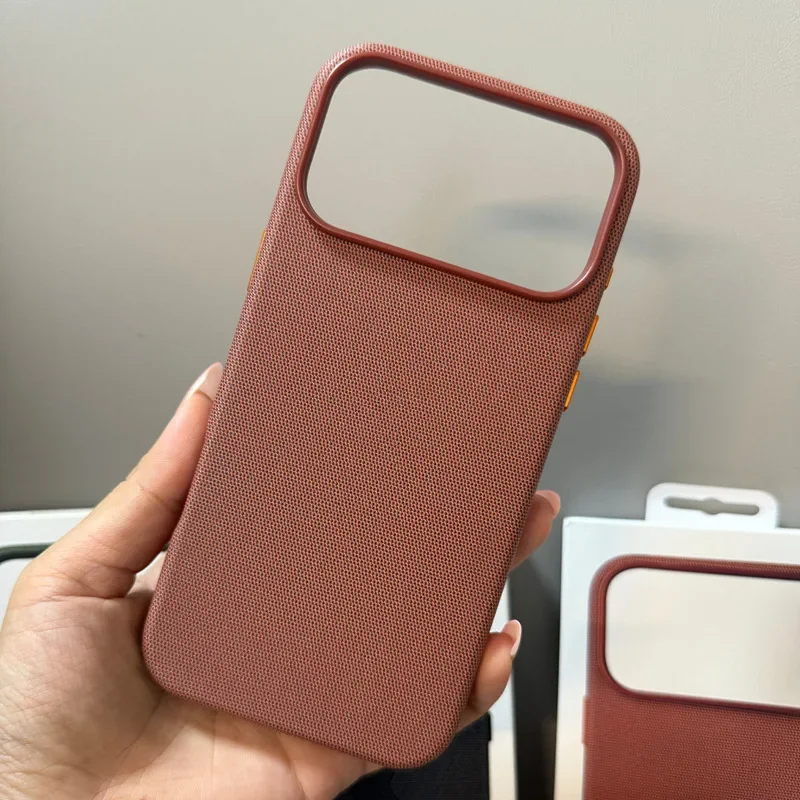 

Чехол Magsafe TechWoven с анимацией для IPhone 17 Pro Max Macsafe, магнитная беспроводная зарядка без кнопки управления камерой