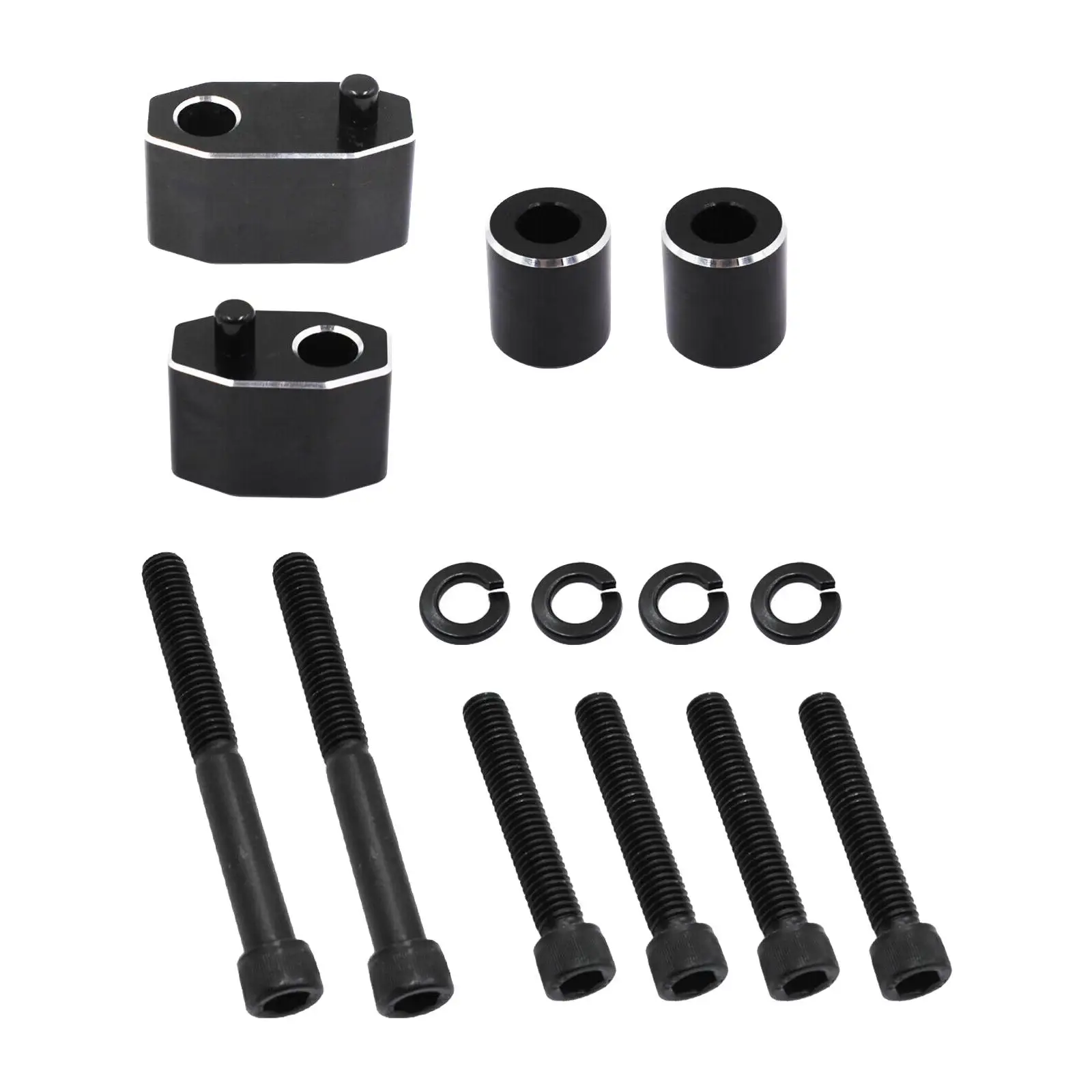 Driver Floorboard Spacer Extension Kit Spare Parts Accessories Durable Replaces Aluminum Alloy for Harley Touring 2009-2021