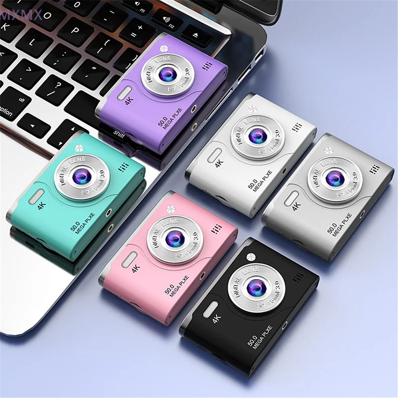 

Retro CCD Digital Camera 4K Dual Lens Video Cam 8X Zoom 2.4 Inches Screen 6400W Pixel Long Battery Life For Travel And Students