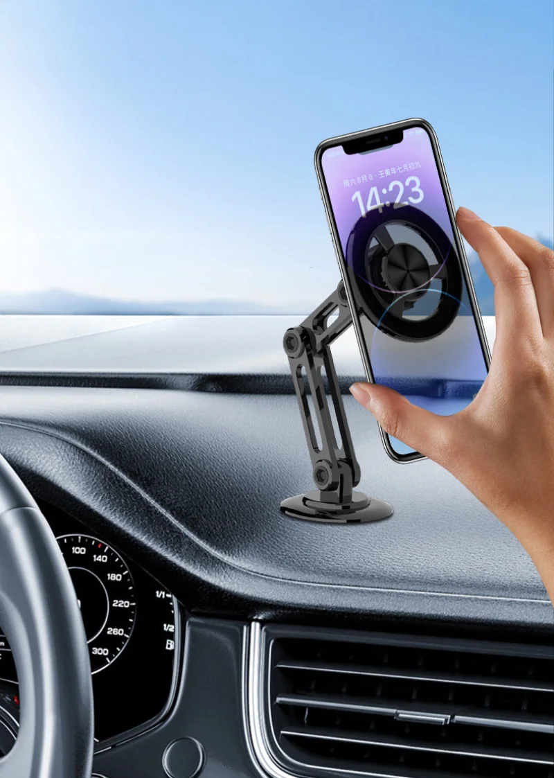 Wireless Car Charger Phone Fast Car Charing Air Vent Mount Station For Iphone 15 14 13 12 Pro Max Magnet Phone Holder