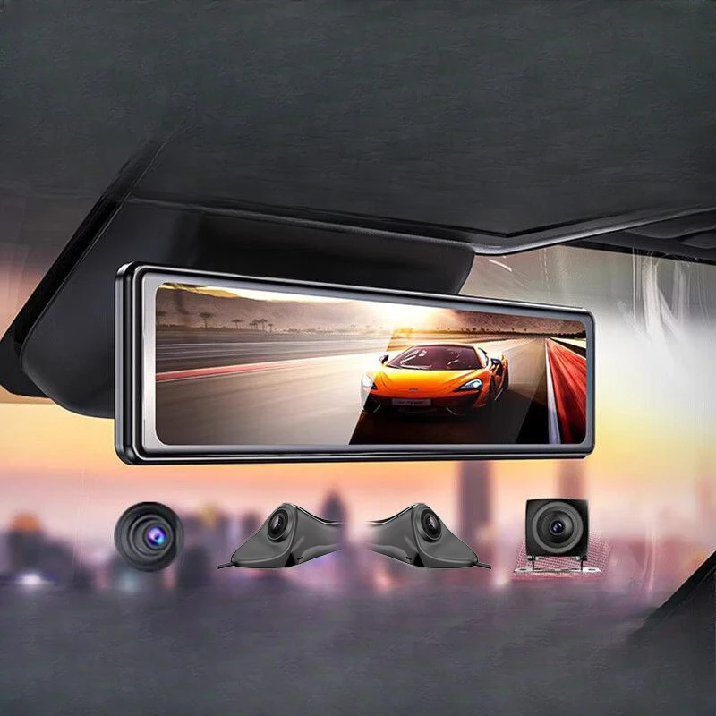 

Dual-recording driving recorder 360-degree panoramic 24-hour parking anti-paddle car sentry