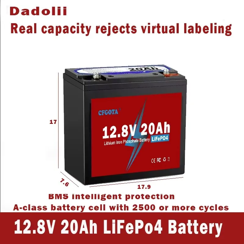 12V 200Ah 12V 120Ah LiFePO4 Battery Lithium Iron Phosphate Battery Built-in BMS for Solar Power System RV House Trolling Motor