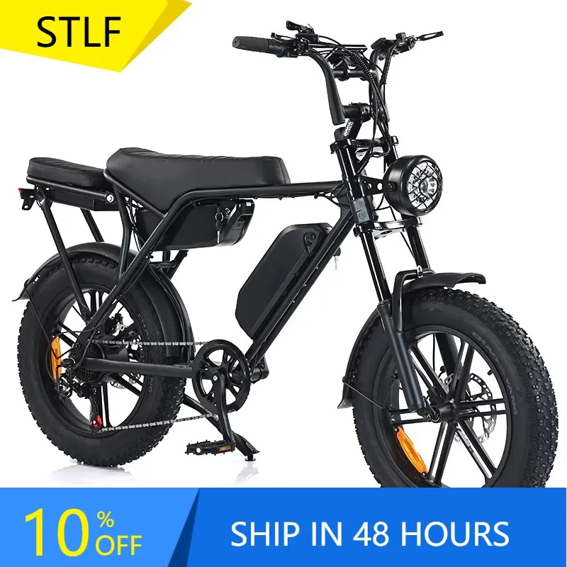 BR ZUKKA 20'' Electric Dirt Bike With 48V500W Rear Drive Motor Electric Bike For Adults