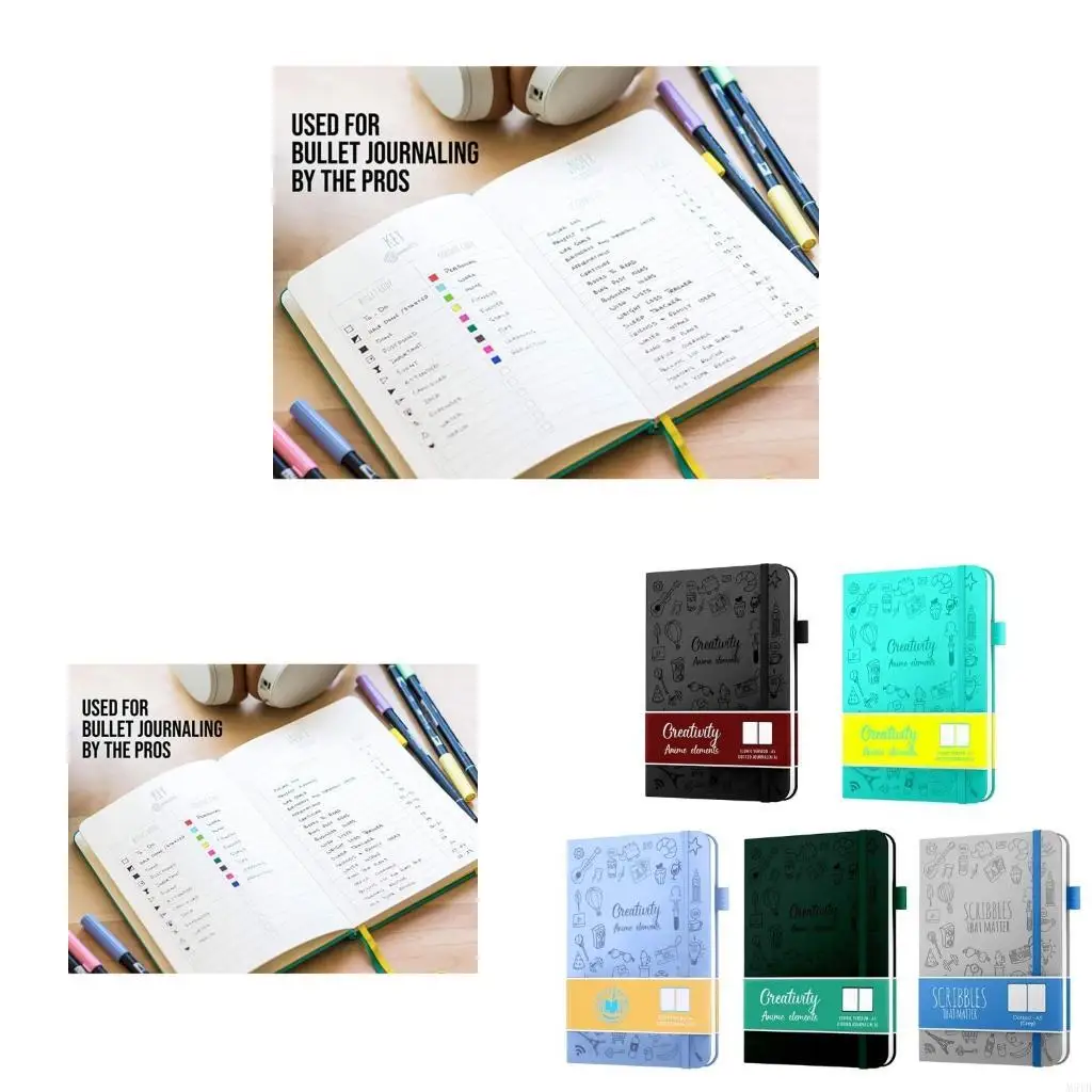 สมุดบันทึกความคิดสร้างสรรค์ M5TB สมุดบันทึกจุด 100 แผ่นสำหรับธุรกิจโรงเรียนในบ้าน