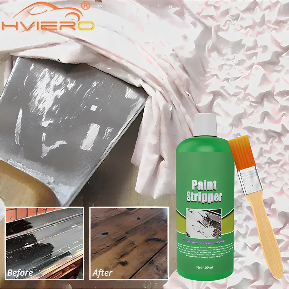 Removedor de pintura, pelador de coche, lavado de 100ml, cuidado de automóviles, eliminación de corrección de grafiti de pared marina, cepillo de pelado rápido, herramienta de limpieza Universal