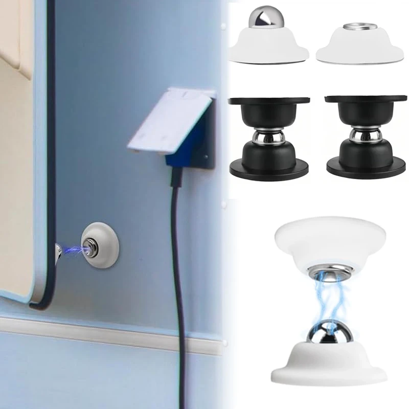 Magnetic Door Catch for RV Caravan Camper Motorhome Boat Strong Retaining Latch Stop Holder Stainless Steel Durable Door Catch